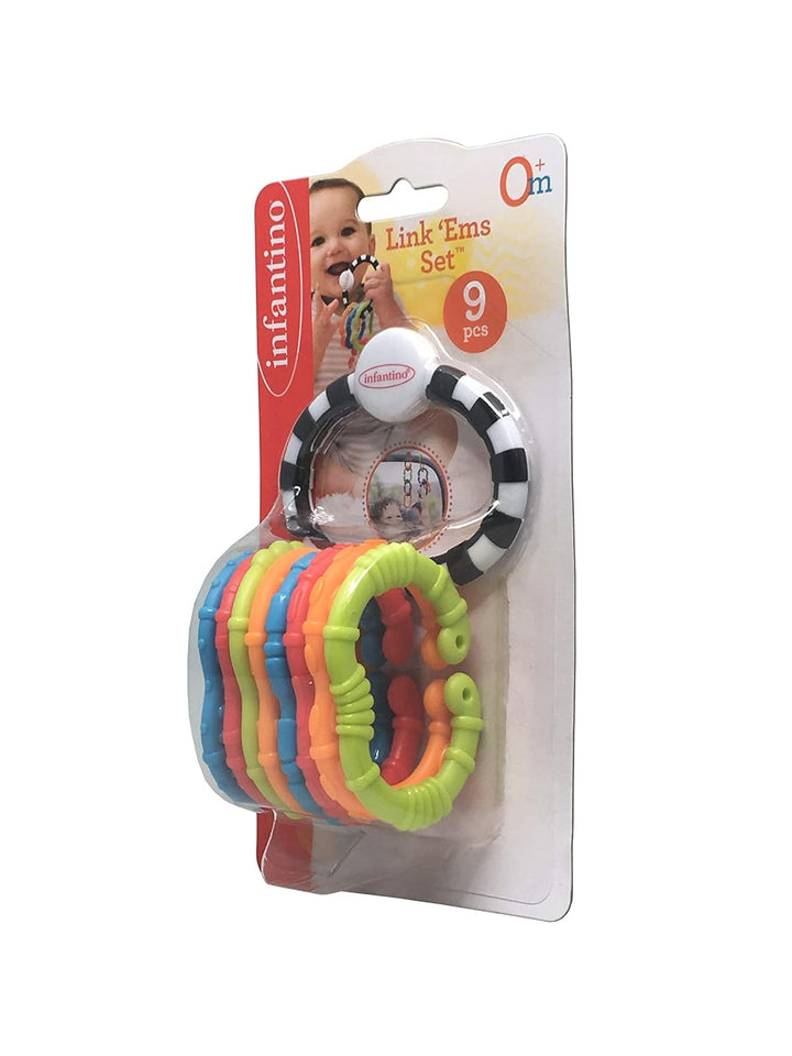 Set Anillos Sensoriales Bebé Colores Y Texturas