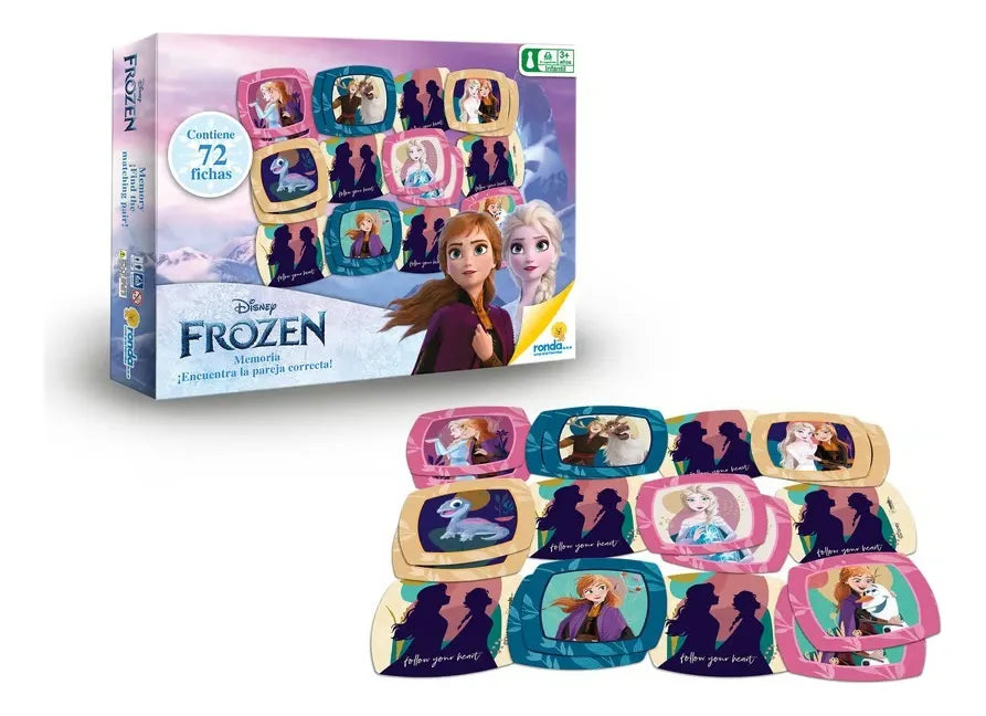 Juego De Mesa Memoria Edición Frozen Niñas