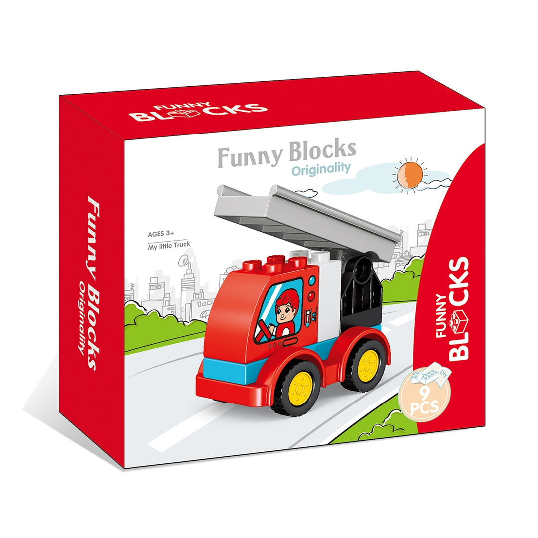 Juego camión Bombero Armable 9 Piezas Niños