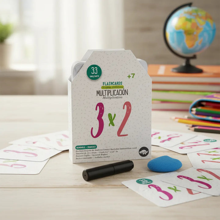 Flashcards Borrables Multiplicación