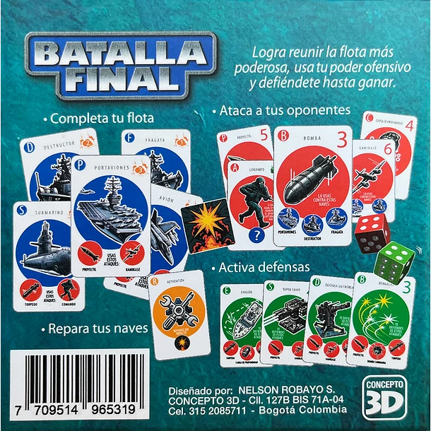 Juego De Mesa Batalla Final Estrategia Para Niños Familia