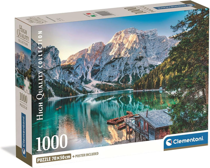 Rompecabezas 1000 piezas Lago Braies Italia