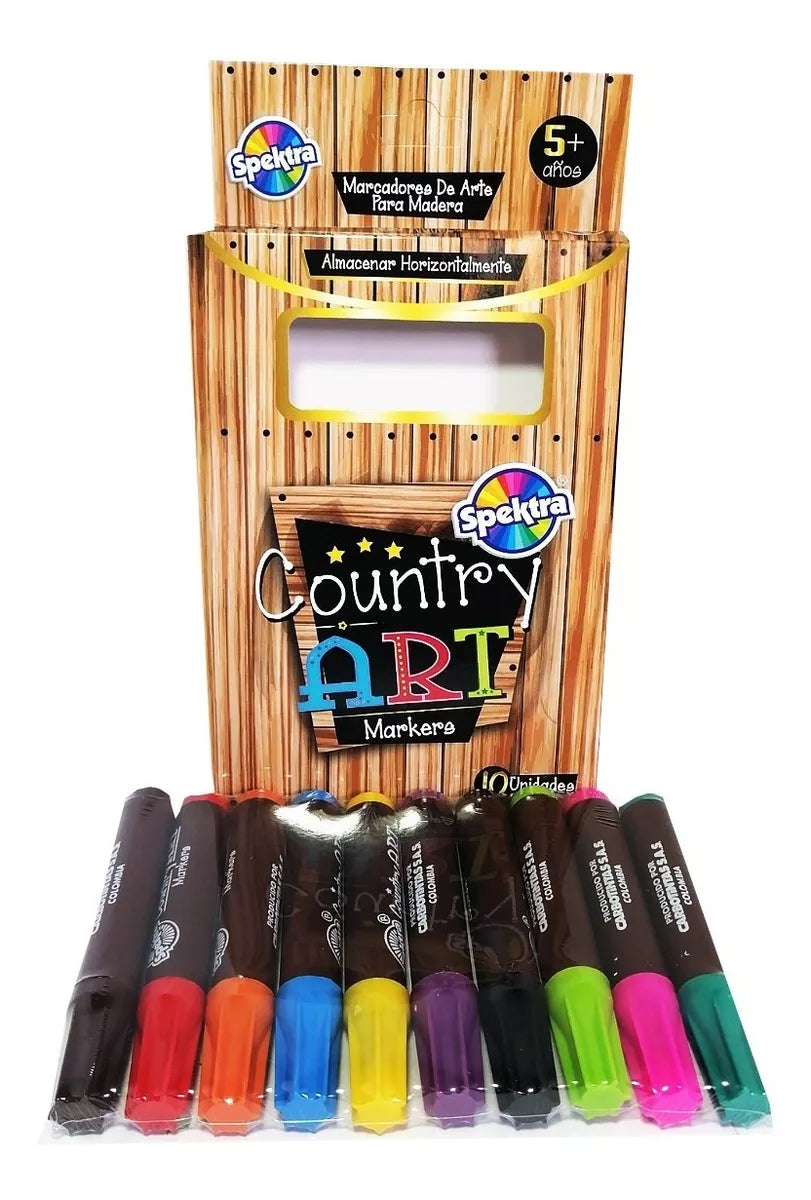 Set Marcadores Para Pintar Madera Niños Adultos