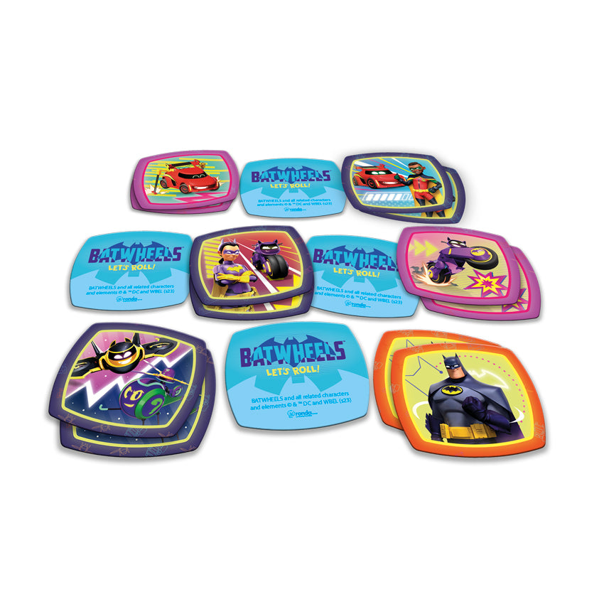 Juego De Mesa Memoria Diseño Batwheels Niños