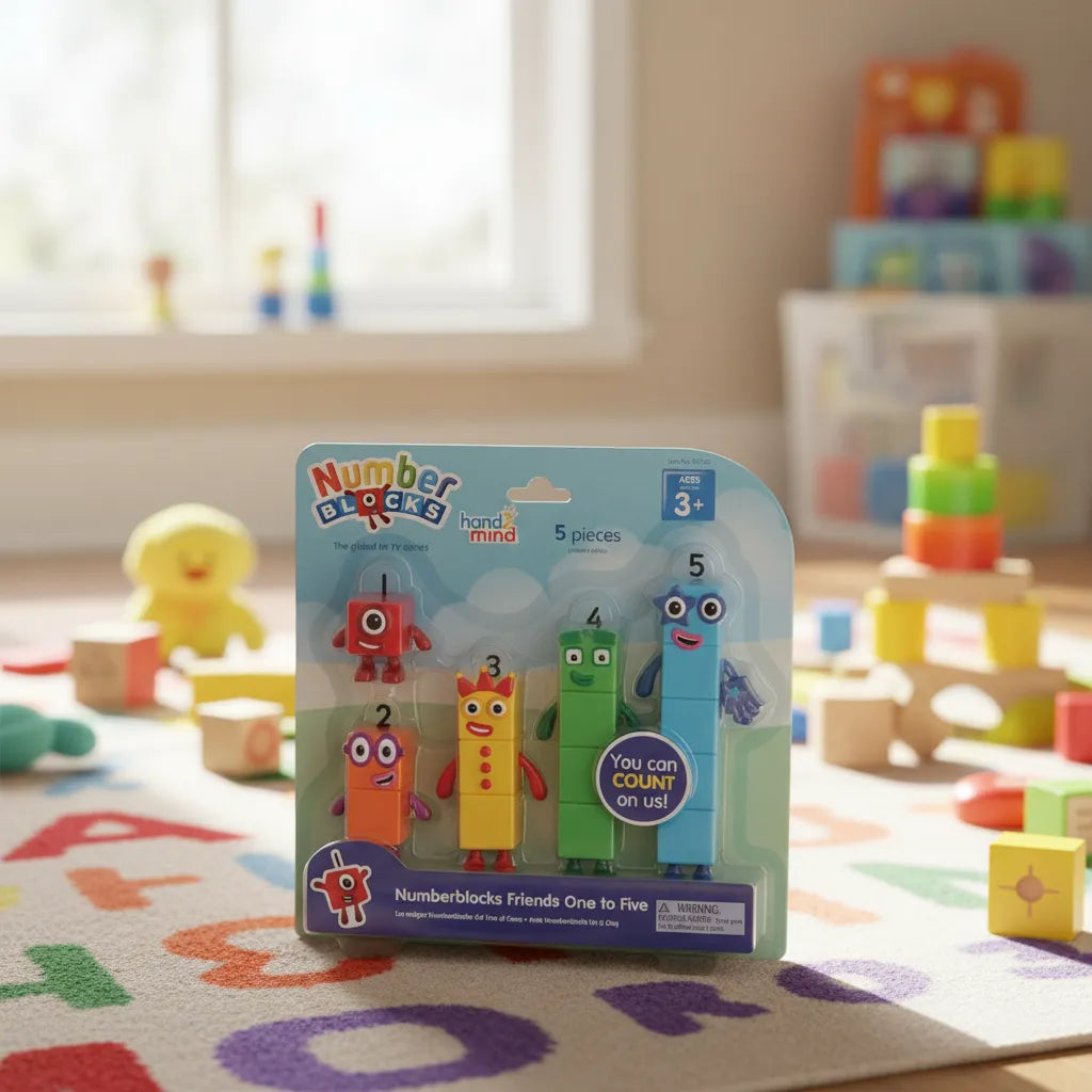 Juego Set Figuras  Numberblocks 1 A 5 Para Niños