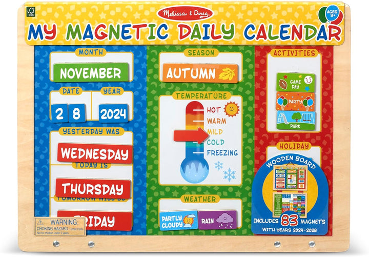 Calendario Magnético De Actividades Y Clima