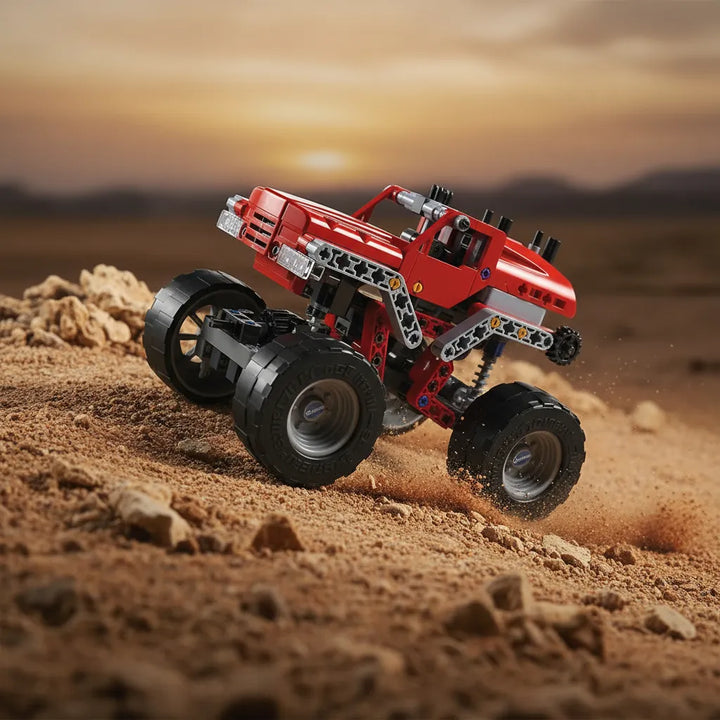 Juego Construcción Tipo Lego 10 Carros STEM Para Niños