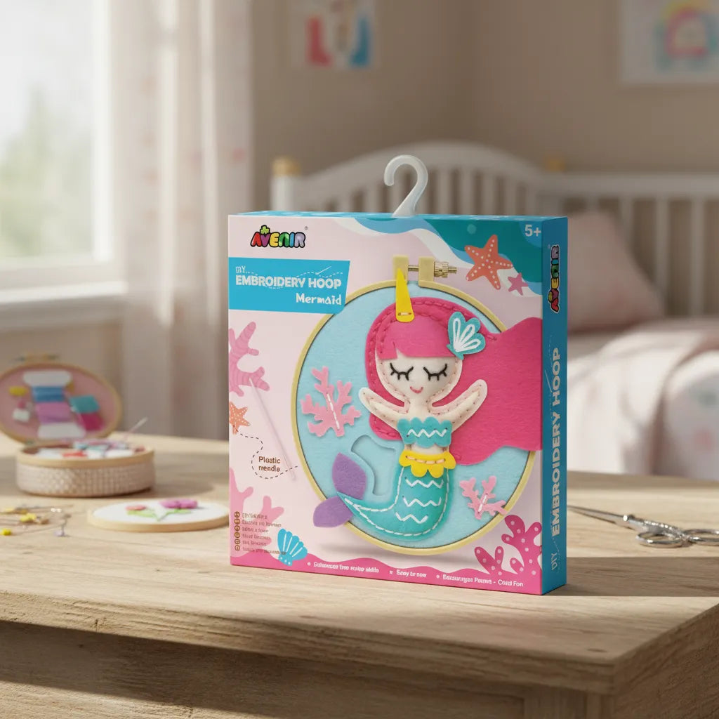 Set De Arte Y Manualidades Bordado Sirena