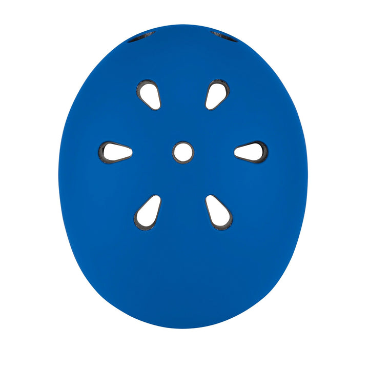 Casco Protector Niños Con Luz Led Ajustable Azul
