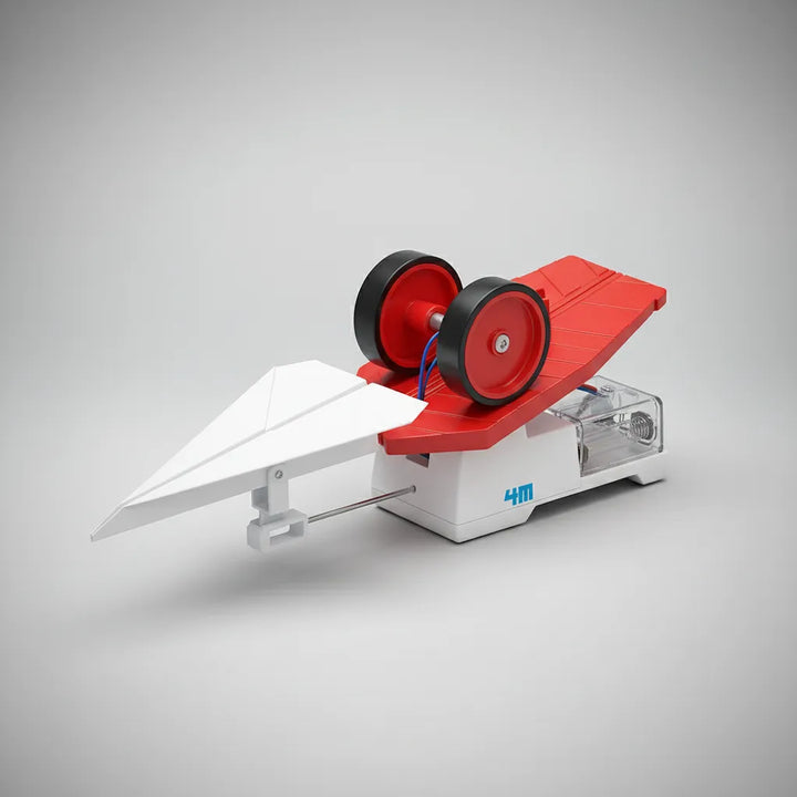 Experimento Lanzador De Aviones Eléctrico STEM