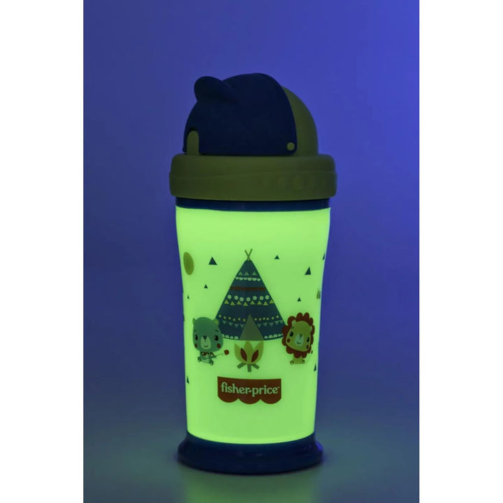 Vaso Infantil Térmico Con Tapa Retráctil Azul