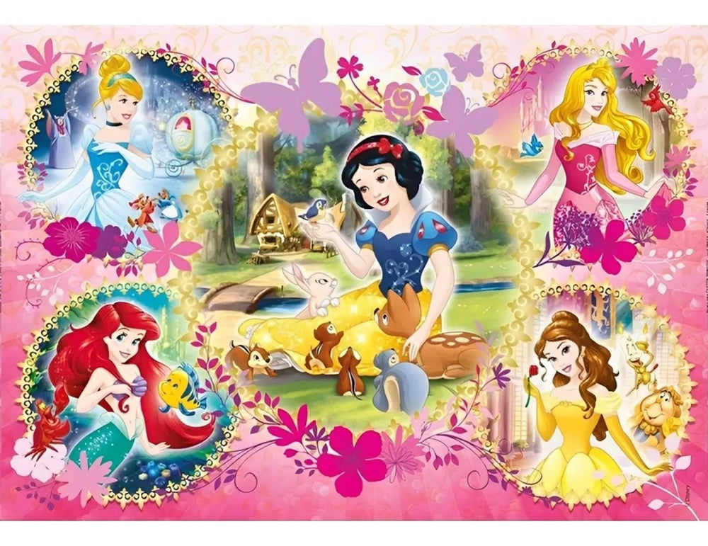 Rompecabezas 104 piezas Princesas Niños