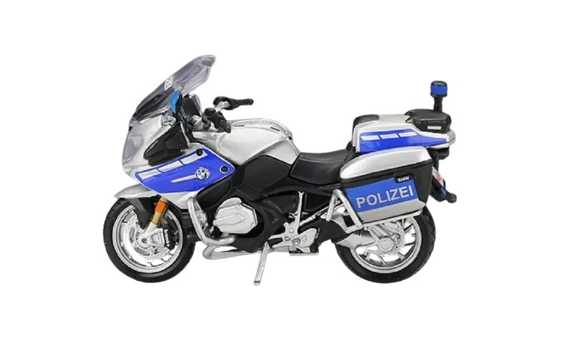 Moto A Escala De Policía Escala 1/18 Maisto