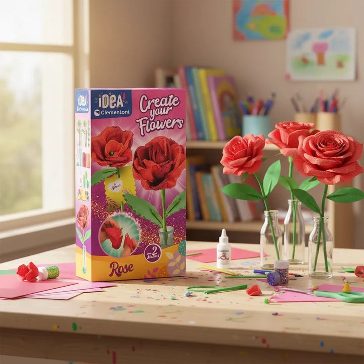 Juego Científico Creativo Flores Rosas Para Niños