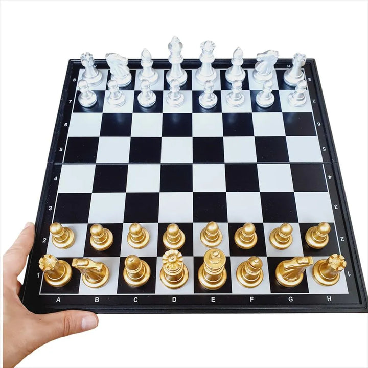 Juego De Mesa Ajedrez Magnético Tablero Plegable Para Niños
