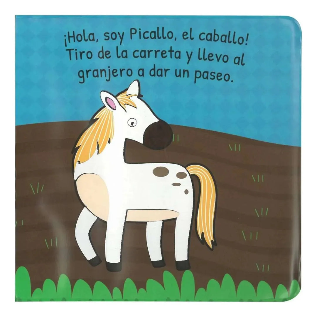 Libro Animales De La Granja Impermeables Para Niños