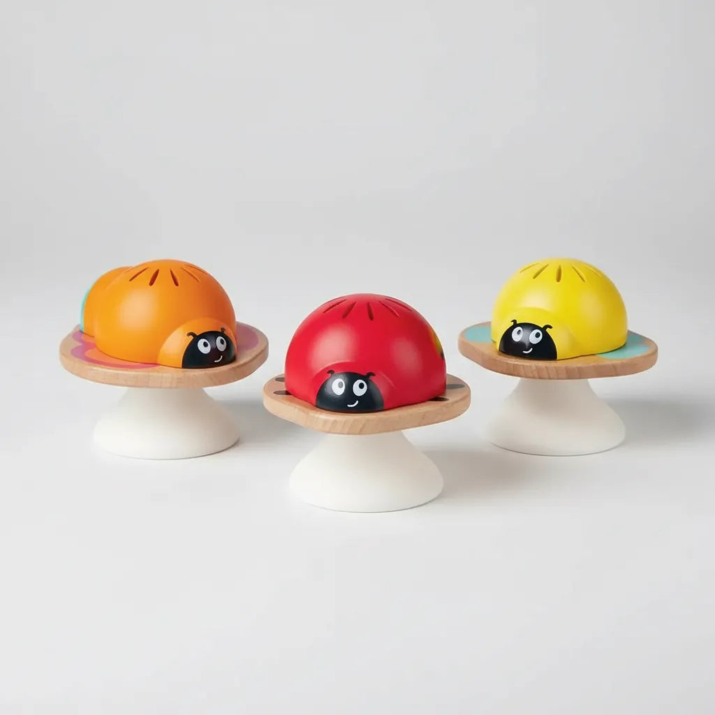 Set Sonajeros Hape En Madera Para Bebés