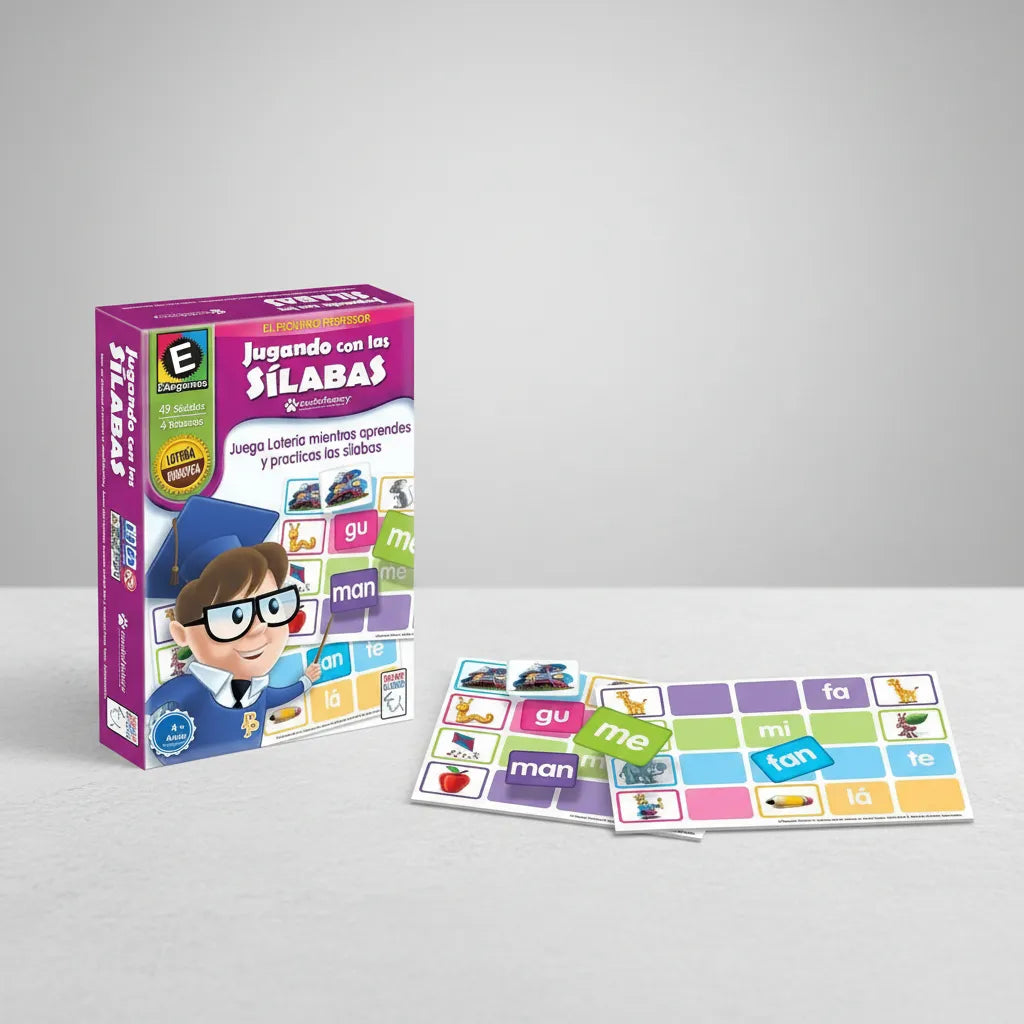 Juego Didactico Loteria Las Silabas Ronda