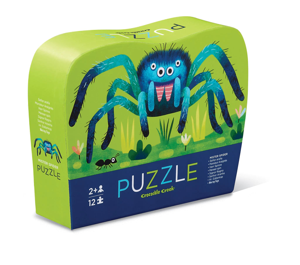 Rompecabezas de araña Divertida 12 Piezas Para Niños