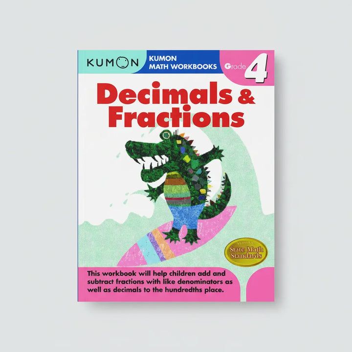 Libro Kumon Decimales Y Fracciones Grado Cuarto En Ingles