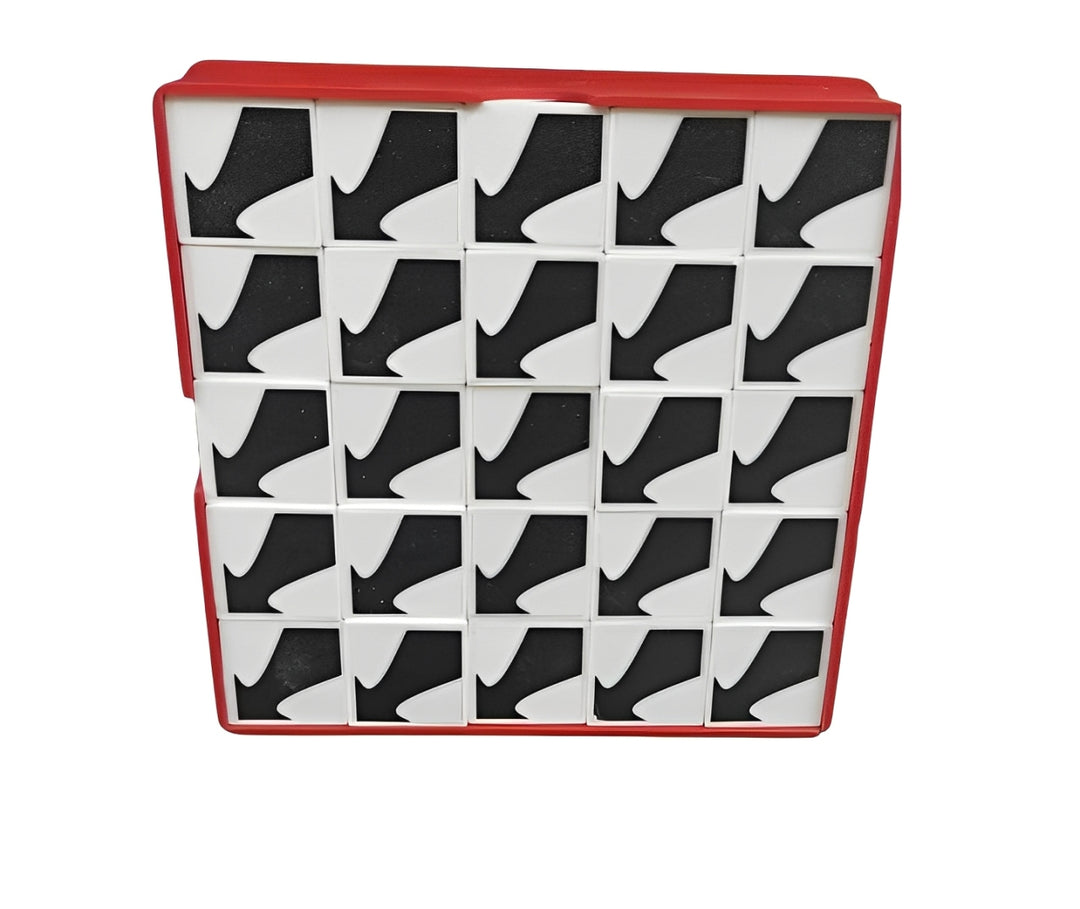 Juego Cubos Puzzle Contraste 25 Piezas Para Niños