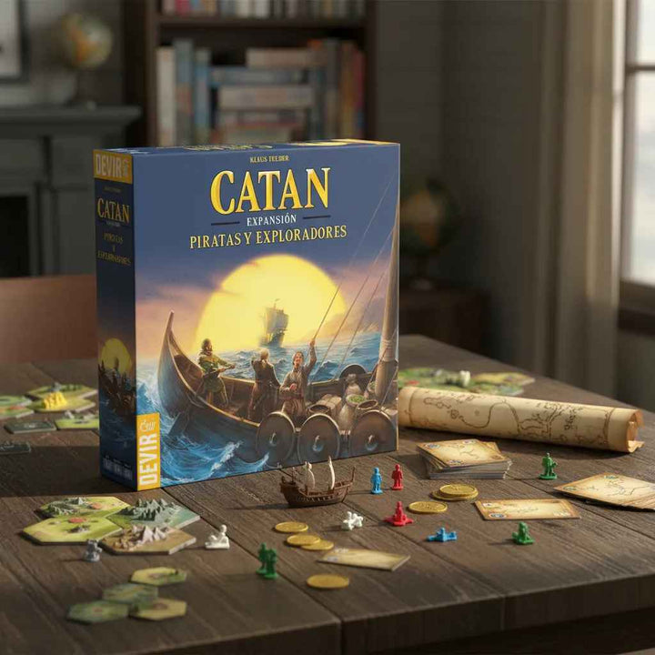 Juego Catan Expansión Piratas Y Exploradores