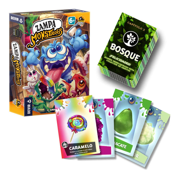 Juego De Mesa Zampa Monstruos Adultos Niños