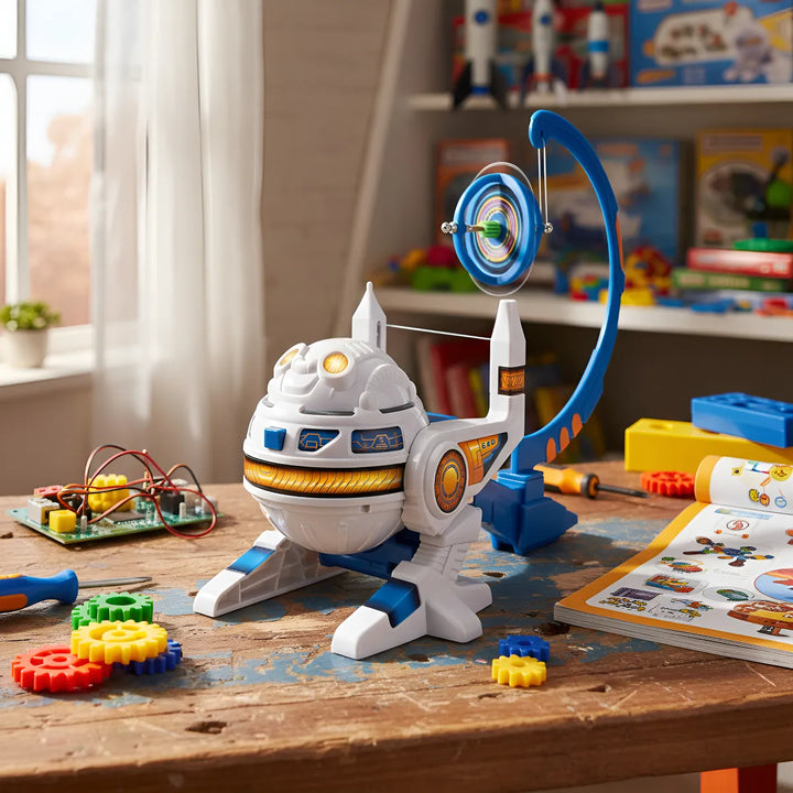 Experimento STEM Giroscopio Espacial Niños