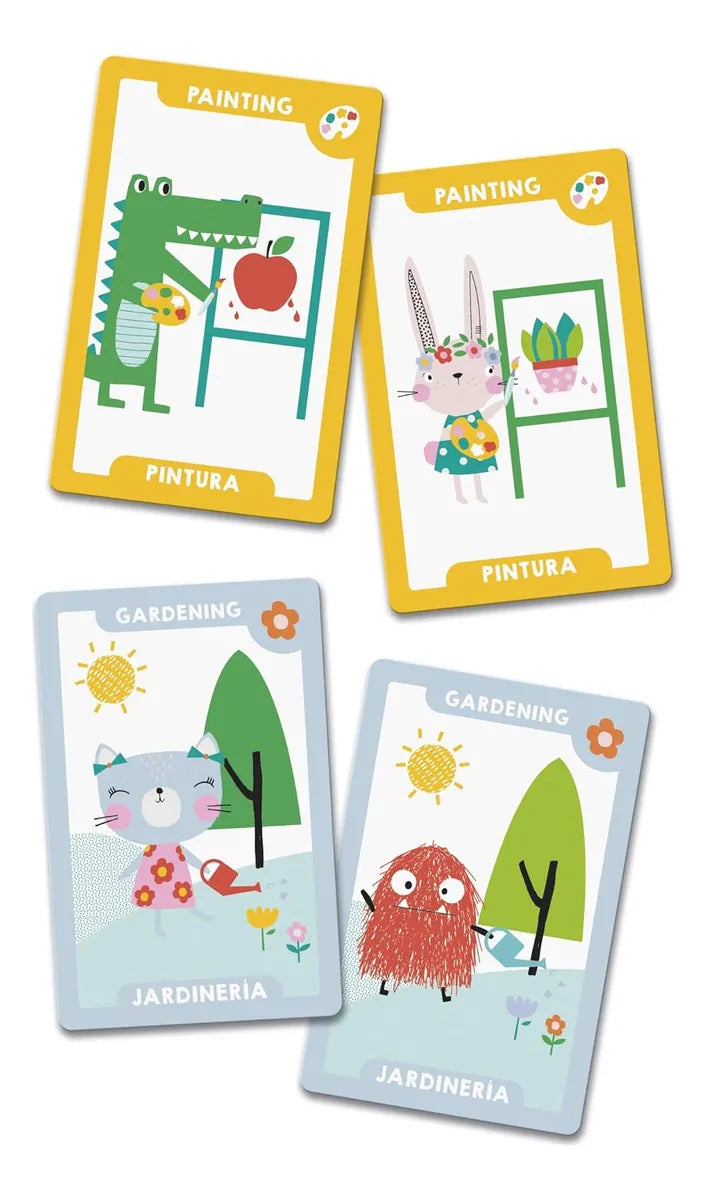 Juego Asociación De Imágenes Acciones Para Niños