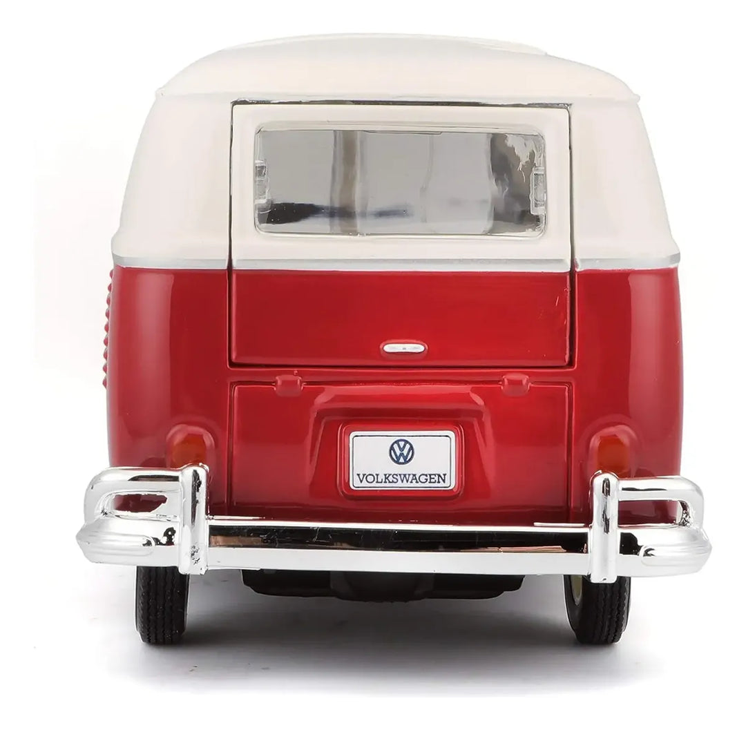Carro Coleccionable A Escala 1/36 Volkswagen Van Samba Rojo