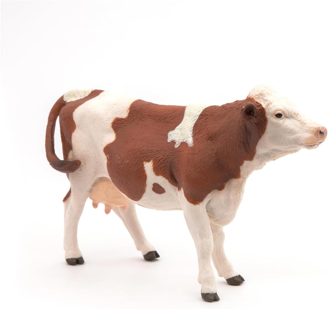 Figura Coleccionable Vaca Montbeliarde Para Niños Papo