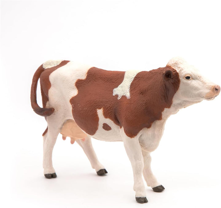 Figura Coleccionable Vaca Montbeliarde Para Niños Papo
