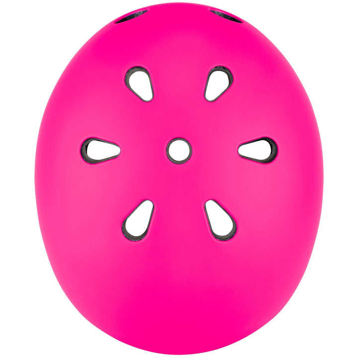 Casco Protector Niños Con Luz Led Ajustable rosado
