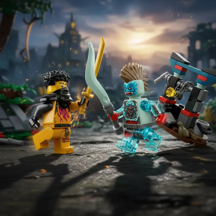 Juego Construcción Lego Original Batalla De Arin Vs Dragonido