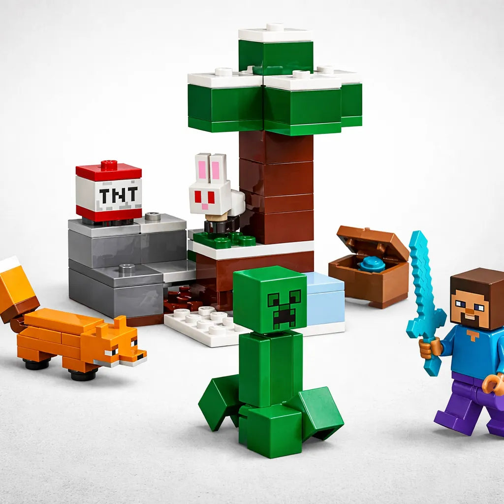 Juego Construcción Minecraft Aventura La Taiga Lego Original