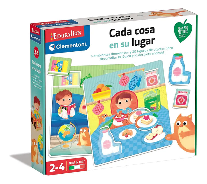 Juego Didáctico Cada Cosa En Su Lugar Niños