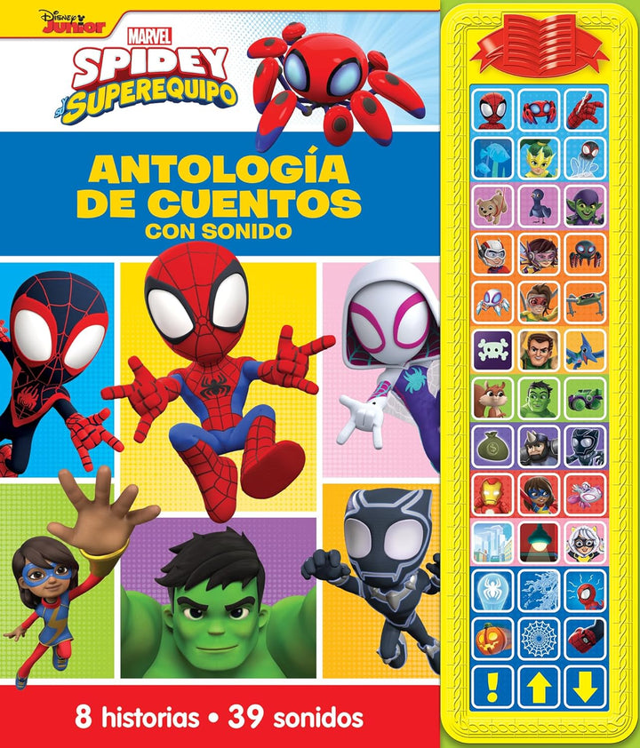 Libro Didáctico Spidey Y Su Superequipo Con Sonidos Niños