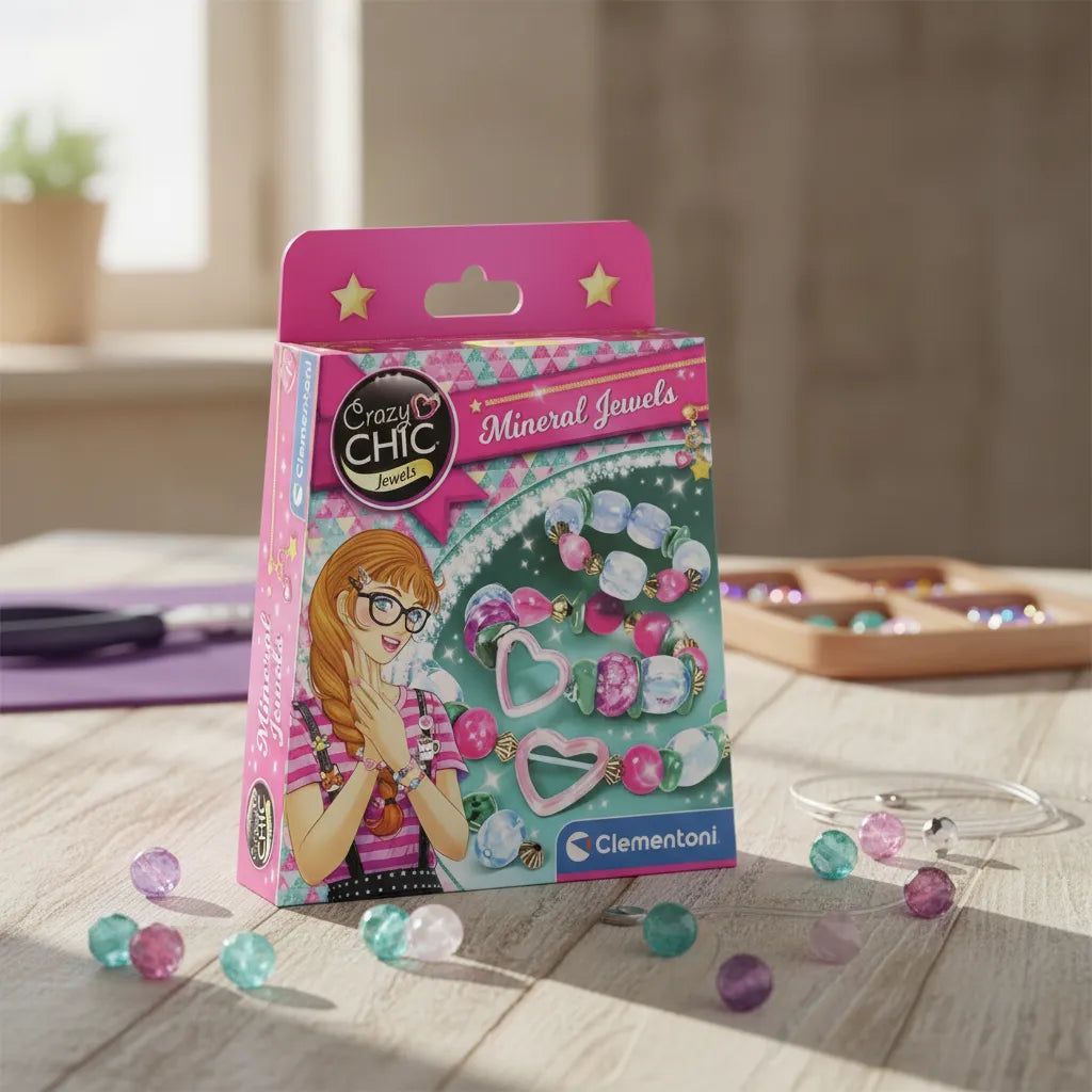 Set Hacer Pulseras Perlas Brillantes Juguetes Niñas