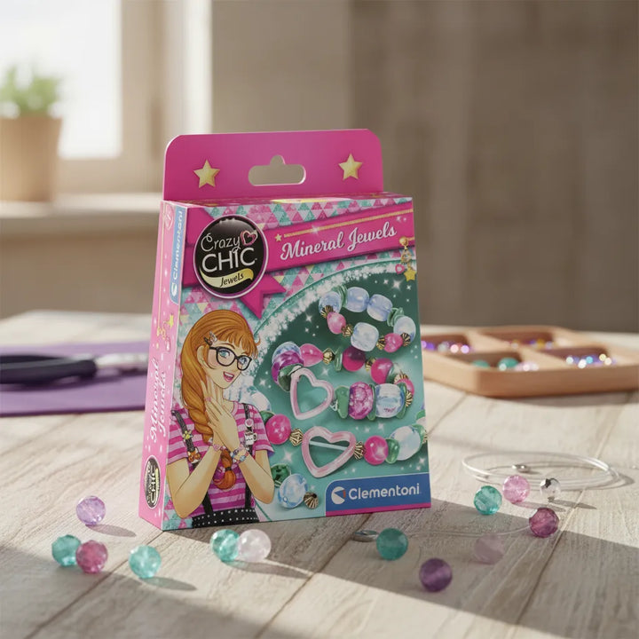 Set Hacer Pulseras Perlas Brillantes Juguetes Niñas