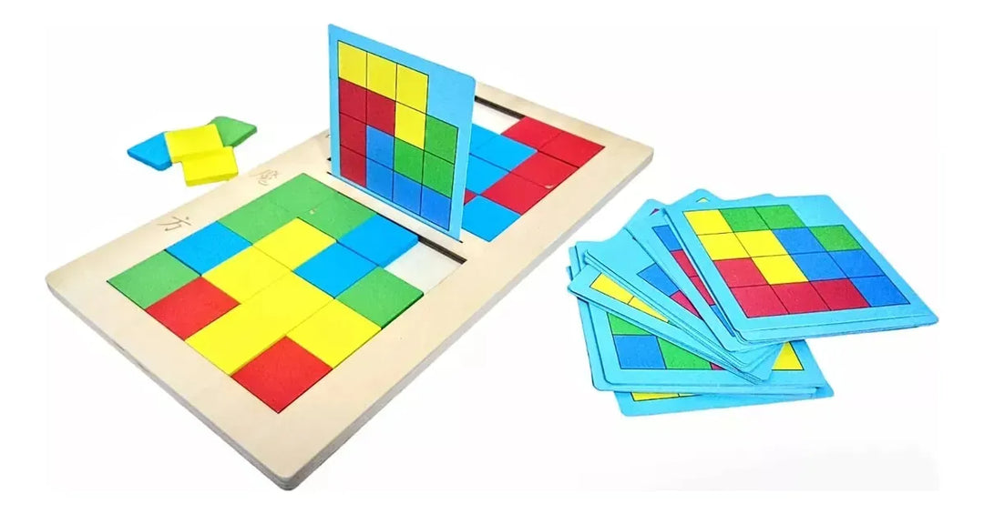 Juego De Mesa Educativo Rubik En Madera Para Niños