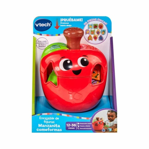 Juguete Encajable De Figuras Manzanita Bebés