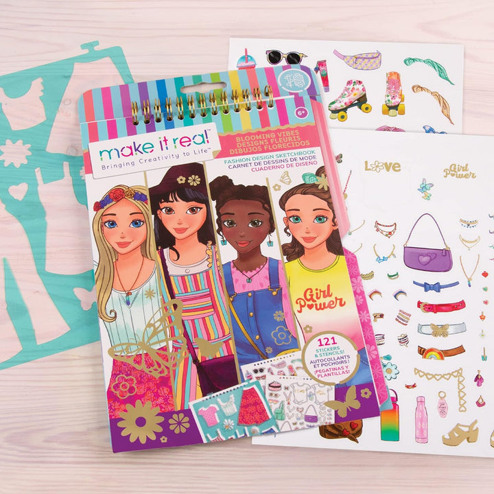 Juego Diseño De Moda Estilos Con Stickers Y Plantillas