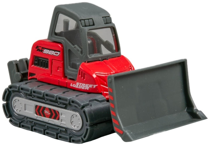 Carro A Escala Bulldozer Street Loader rojo