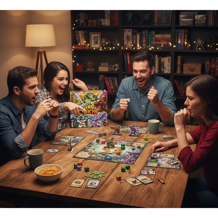 Juego De Mesa King Of Tokyo Adultos Estrategia Roles