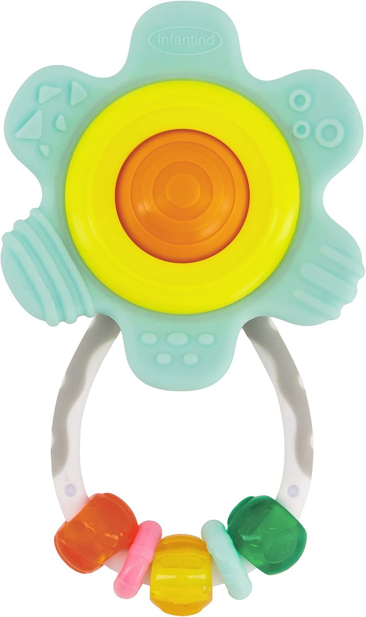 Set Sensorial 3 En 1 Para Bebé Frutas Sonajero