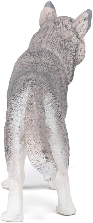 Figura Coleccionable Perro Husky Pintada A Mano papo