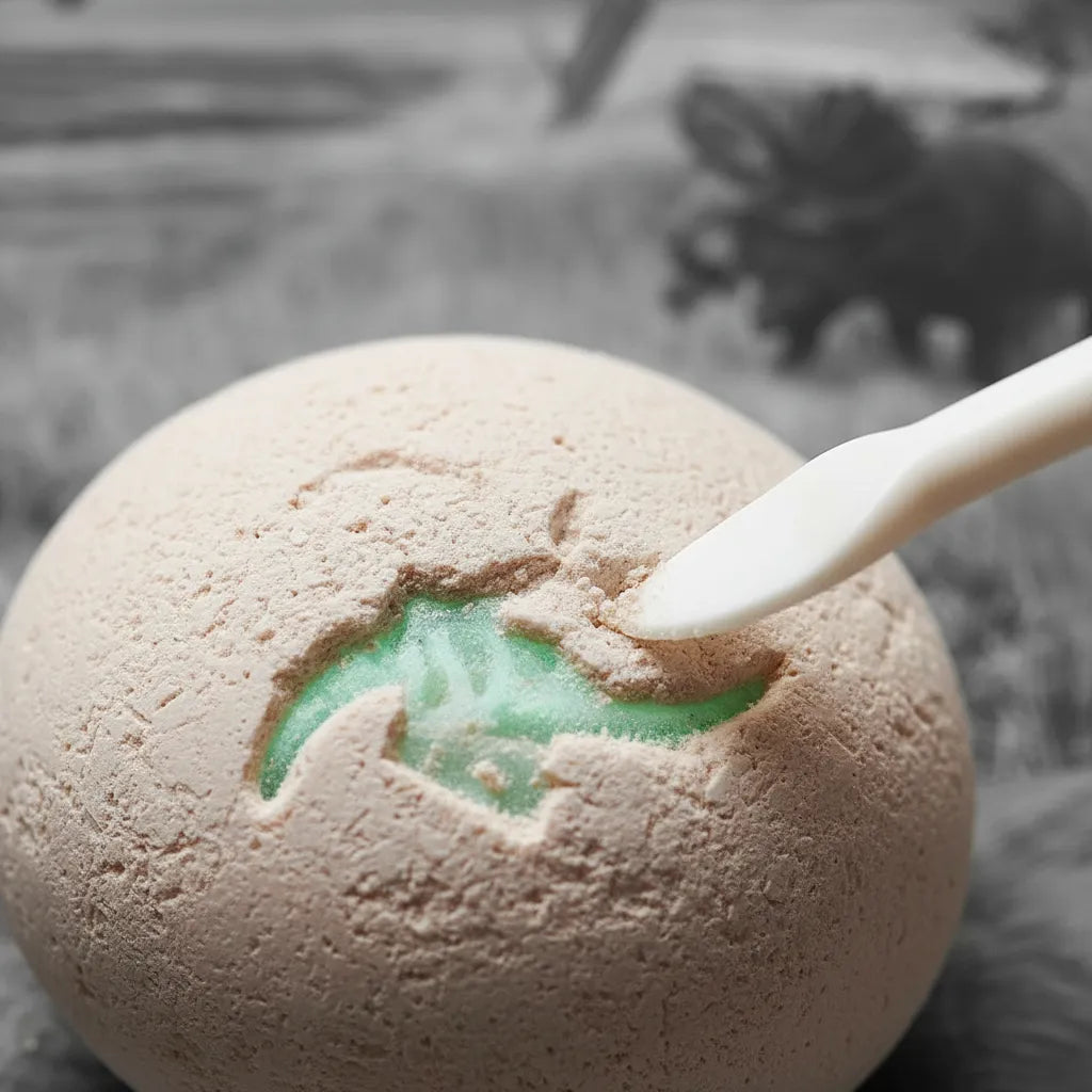 Experimento Excava Dinosaurios Brillantes niños