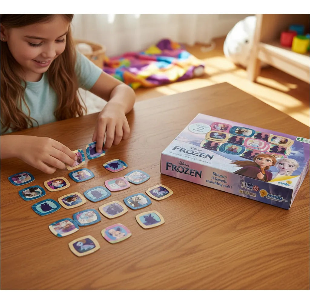 Juego De Mesa Memoria Edición Frozen Niñas
