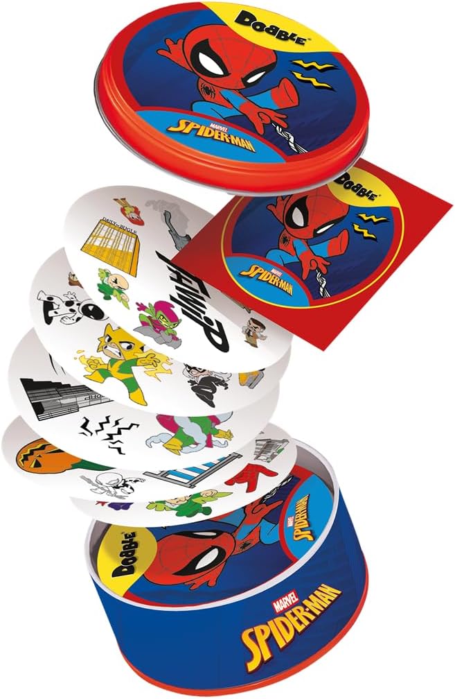 Juego De Mesa Dobble Spiderman Estrategia Para Niños Familia