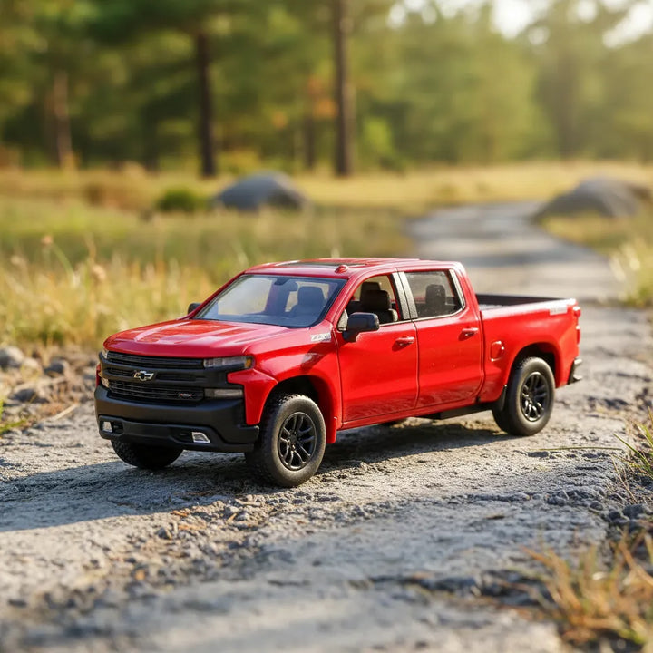 Carros Coleccionable 1/36 Chevrolet Silverado Z71 Rojo